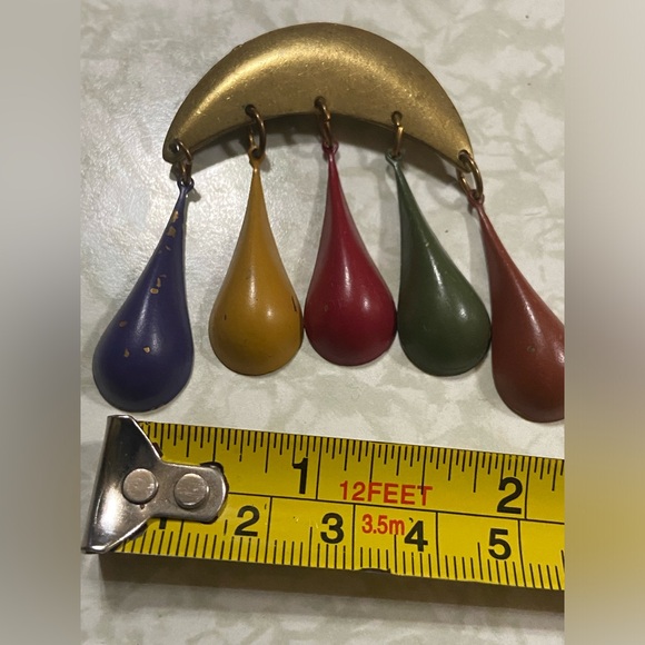 LAST CHANCE 🔥 Vintage Costume Signed “ Voice “ Brooch #6149 - Picture 6 of 8